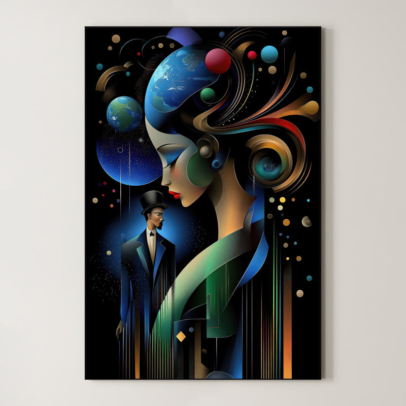 Surreal Deco Figures – Surreal Art Deco Wall Art 135
