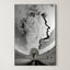 Winter Face Sky – Surreal Cloud Portrait Landscape Wall Art 447