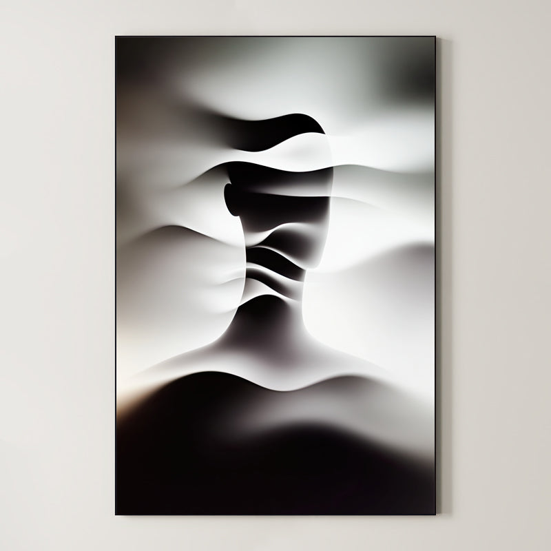 Symmetry – Surreal Smoky Silhouette Wall Art 515