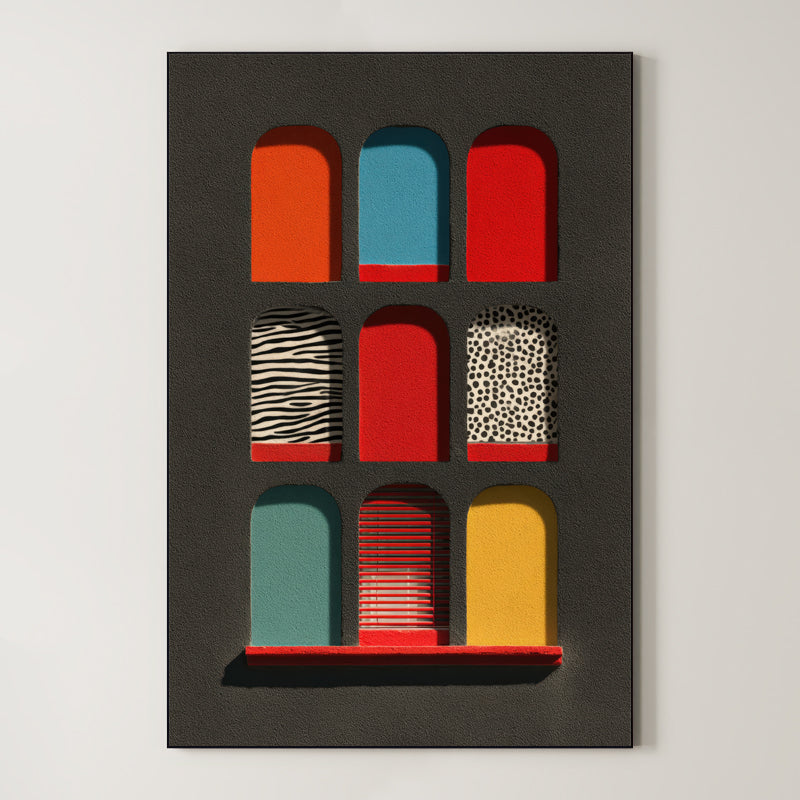 Minimalist Arches – Surreal Geometric Architecture Wall Art 387 Main image