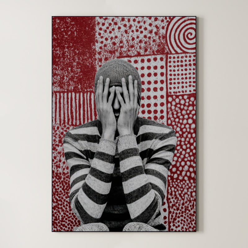 Moody Graphic – Surreal Dark Graphic Portrait Wall Art 297 Main image