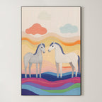 Whimsical Horse Art – Surreal Animal Wall Art 100