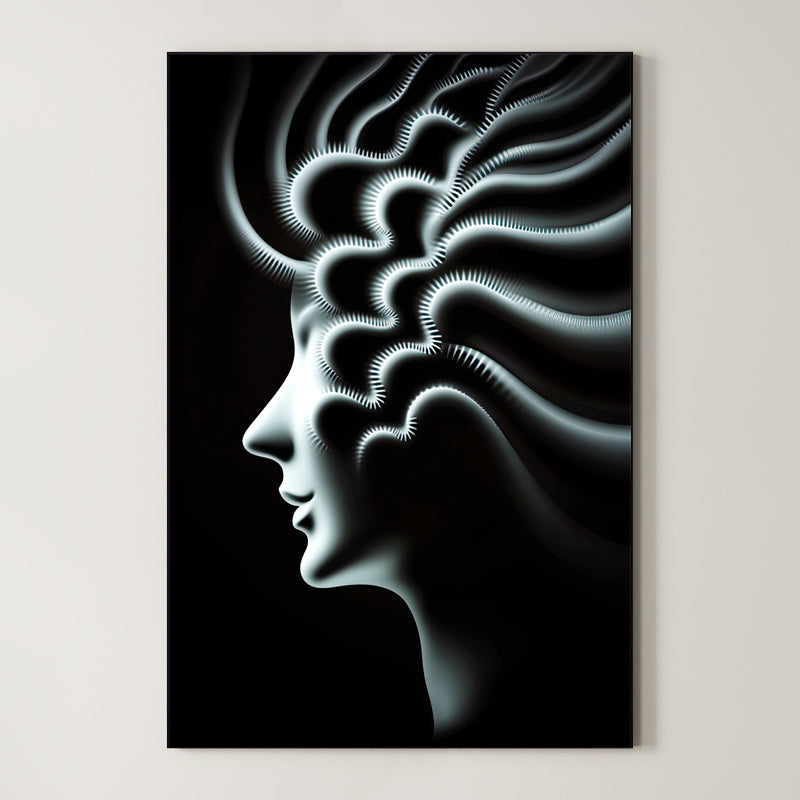 Radiant Thought – Surreal Abstract Light Wall Art 517 Main image