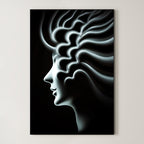 Radiant Thought – Surreal Abstract Light Wall Art 517