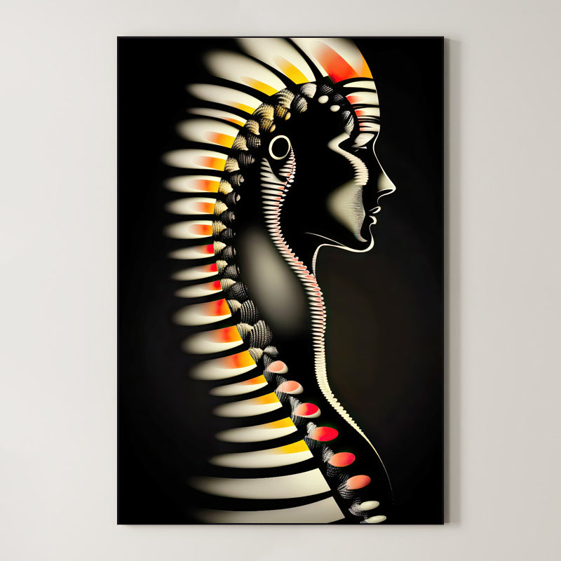 Helix – Surreal Sculptural Portrait Wall Art 507 Main image