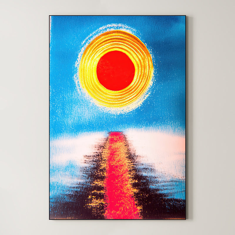 Solar Reflection – Surreal Minimalist Sun Wall Art 567 Main image