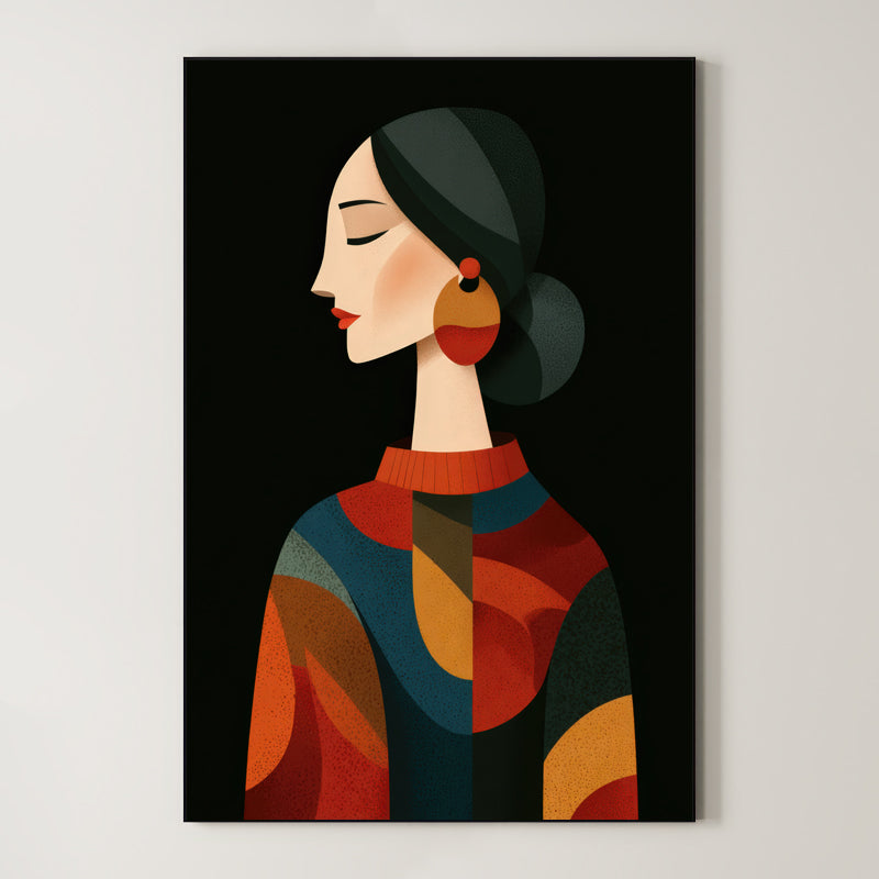 Modern Graphic Figure – Surreal Graphic Wall Art 132