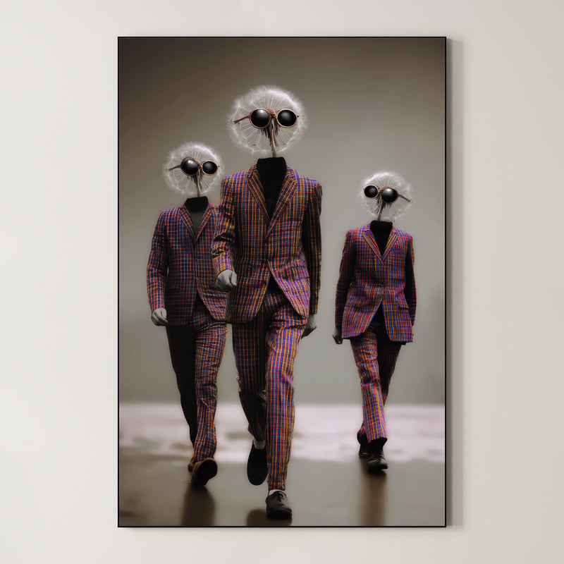 Dandelion Parade – Surreal Psychedelic Fashion Wall Art 471 Main image