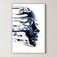 Liquid Peel – Surreal Dissolving Chrome Portrait Wall Art 577