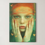 Ethereal Butterfly Portrait – Surreal Nature Wall Art 014