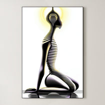 Meditative Silhouette Portrait 533