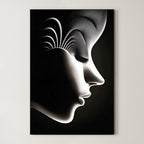 Silent Origin – Surreal Wabi Sabi Portrait Wall Art 519
