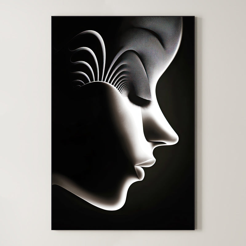 Silent Origin – Surreal Wabi Sabi Portrait Wall Art 519