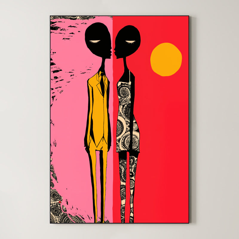 Psychedelic Pop Art – Surreal Kaleidoscope Figure Wall Art 240 Main image