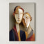 Two Together – Surreal Cloisonne Couple Wall Art 411