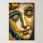 Gilded Slumber – Surreal Opulent Portrait Wall Art 550