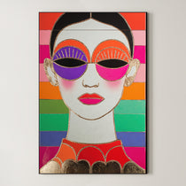 Rainbow Pop Portrait 486