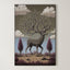 The Ancient Guardian – Surreal Geometric Stag Wall Art 484