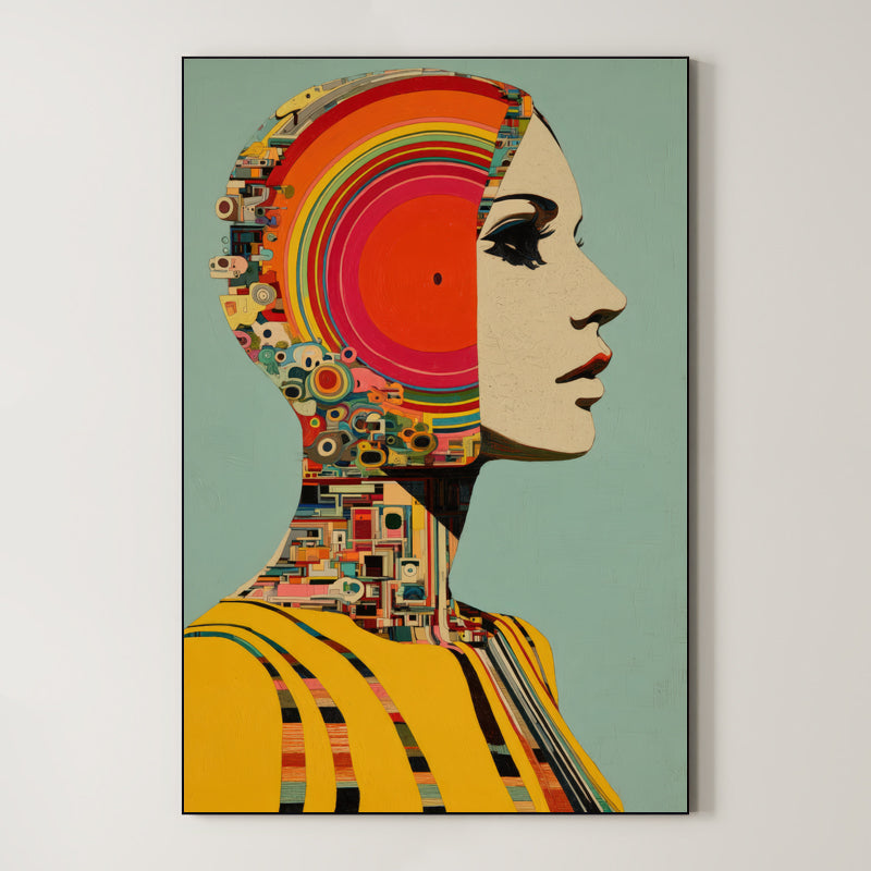 Psychedelic Pop Portrait – Surreal Psychedelic Wall Art 106
