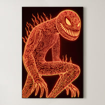 Neon Line Demon 373