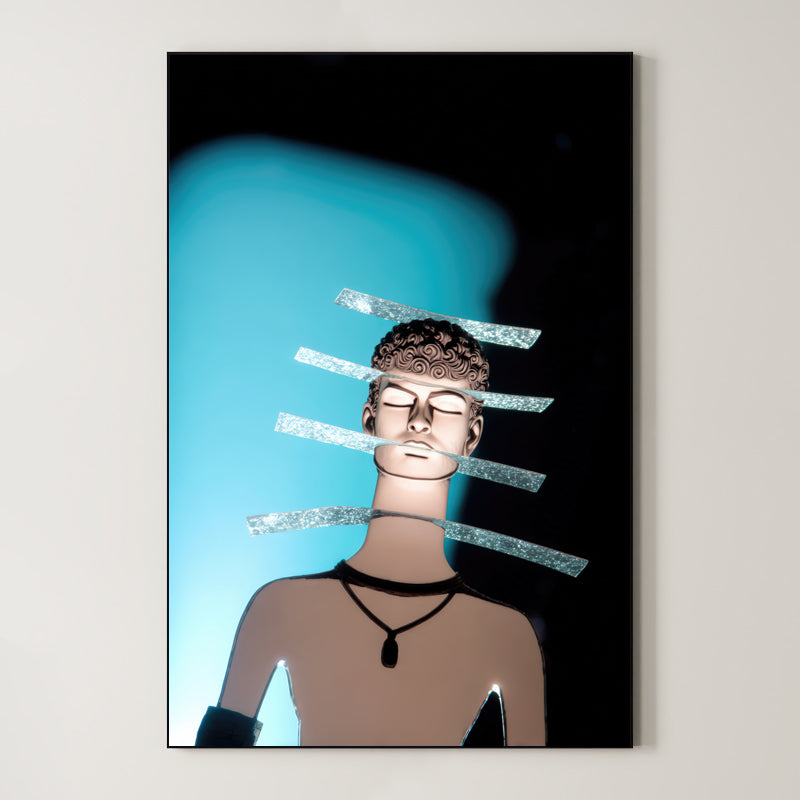 Modern Surreal Bust – Surreal Sculptural Wall Art 092 Main image