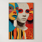 Modern Mosaic Trio – Surreal Mosaic Wall Art 165