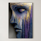 Forest Profile – Surreal Nature Abstract Portrait Wall Art 260