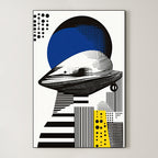 Graphic Abstract Art – Surreal Abstract Wall Art 103