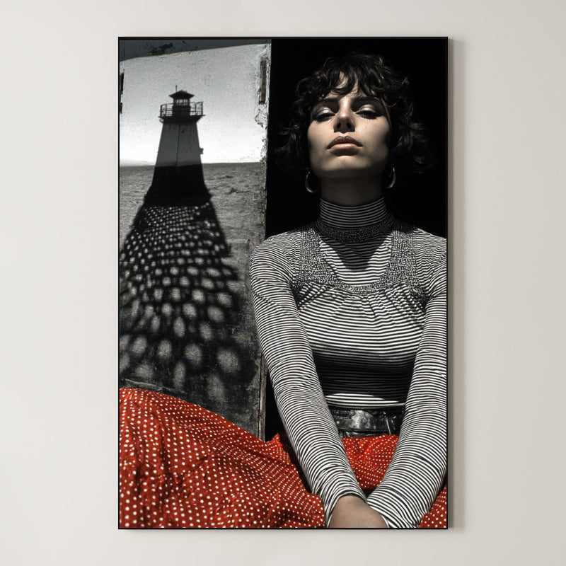 Modern Portrait Collage – Surreal Collage Wall Art 060 Main image