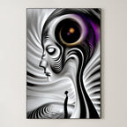 Threshold – Surreal Coastal Contemplation Wall Art 503