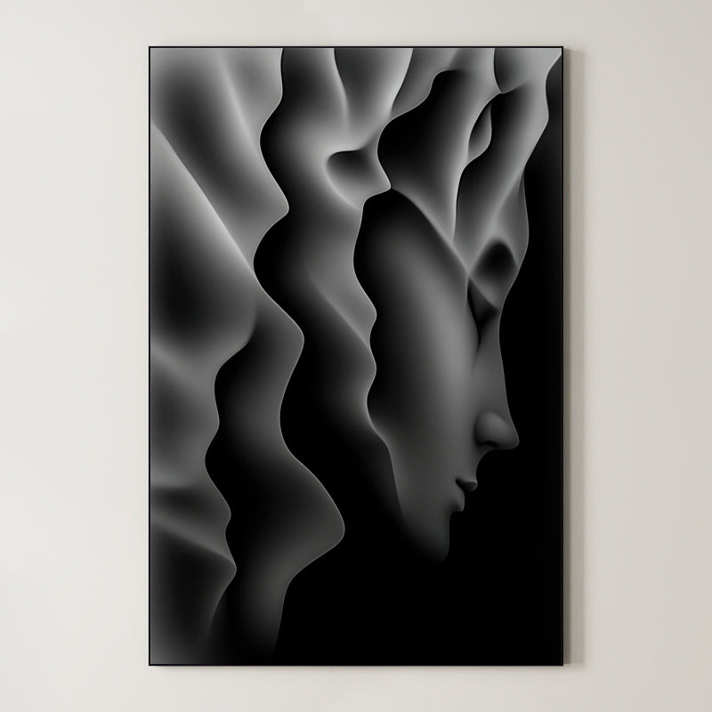 Silence – Surreal Abstract Silhouette Wall Art 504 Main image