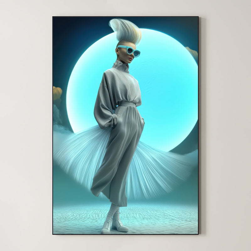 High Fashion Surrealism – Surreal Avant-Garde Portrait Wall Art 322