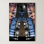 Galactic Figure Art – Surreal Cosmic Portrait Wall Art 313