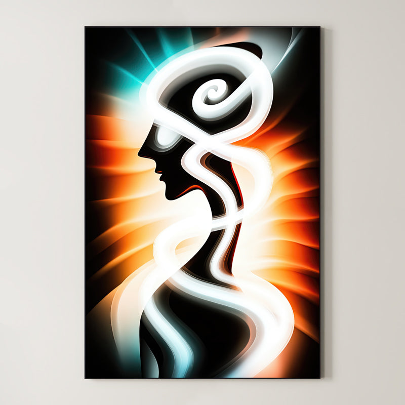 Woven Light – Surreal Graphic Spiritual Wall Art 509