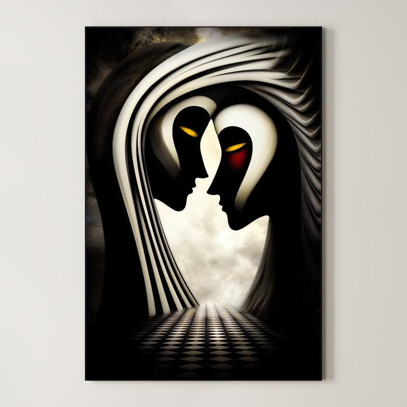 Eternal Echo – Surreal Dreamlike Silhouette Wall Art 526 Main image
