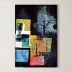 Mixed Media Nature – Surreal Botanical Collage Wall Art 272
