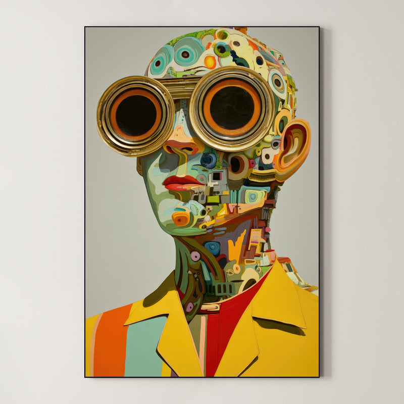 Pop Surreal Portrait – Surreal Pop Art Wall Art 107
