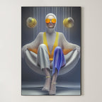 Textured Elegance – Surreal High-Fashion Figure Wall Art 321
