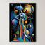 Abstract Space Figure – Surreal Cosmic Wall Art 133