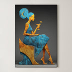 Evening Reverie – Surreal Elegant Silhouette Wall Art 536