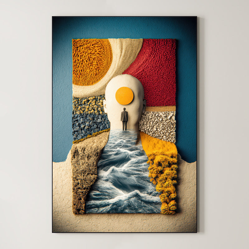 Inner Terrain – Surreal Conceptual Mind Landscape Wall Art 431 Main image