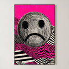 Modern Pop Portrait – Surreal Graphic Pop Figure Wall Art 296