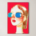 Modern Pop Portrait – Surreal Pop Art Wall Art 496