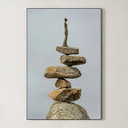 Figure and Stone Art – Surreal Sculptural Wall Art 099