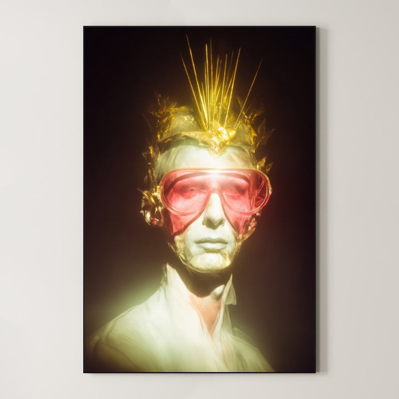 Futuristic Portrait – Surreal Sci-Fi Figure Wall Art 381