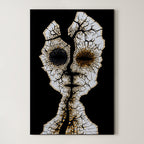 Fractured Soul – Surreal Divided Identity Wall Art 537
