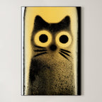 Bottle Cat – Surreal Whimsical Cat Bottle Wall Art 450