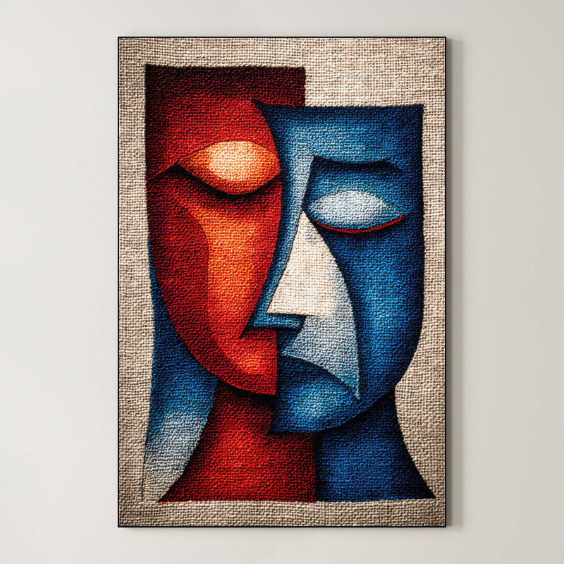 Abstract Cubist Expression – Surreal Cubist Wall Art 146