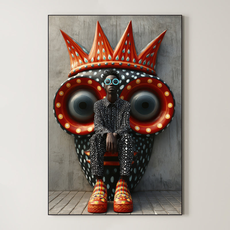 Stylized Narrative Composition – Surreal Storytelling Wall Art 027 Main image