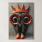 Stylized Narrative Composition – Surreal Storytelling Wall Art 027